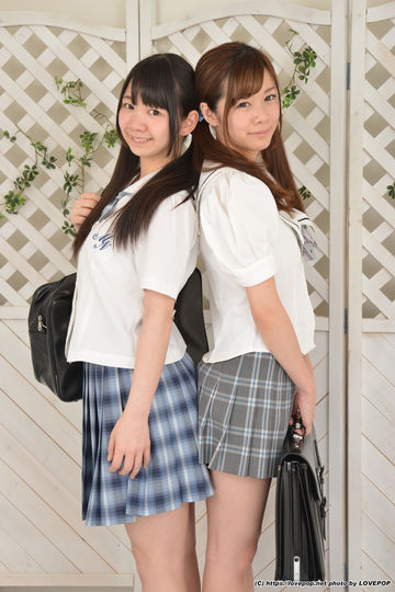 LOVEPOP Yuzuka Shirai&Sana Moriho 白井ゆずか&森保さな-26P