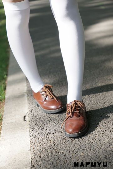 萝莉神楽板真冬少女と自然と白い靴下系列套图-37P