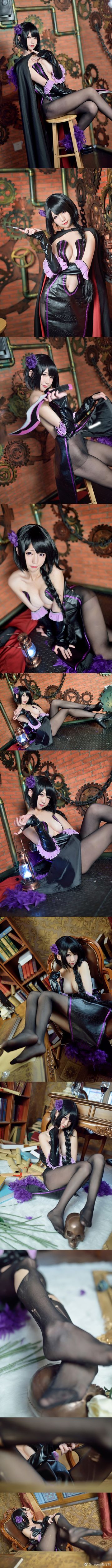 微博图nagesa微博猎肠者cosplay黑丝美腿-10P